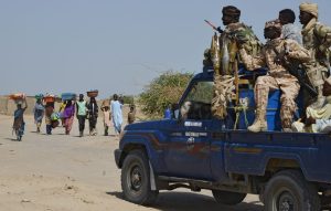 Multinational Joint Task Force arrested some suspects fishing and farming around terrorist camps belonging to Boko Haram