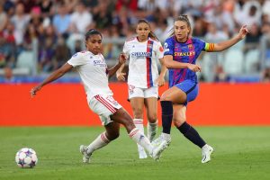 Lyon female team vs Barcelona femini