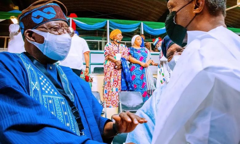 Vice President Yemi Osinbajo, Tinubu