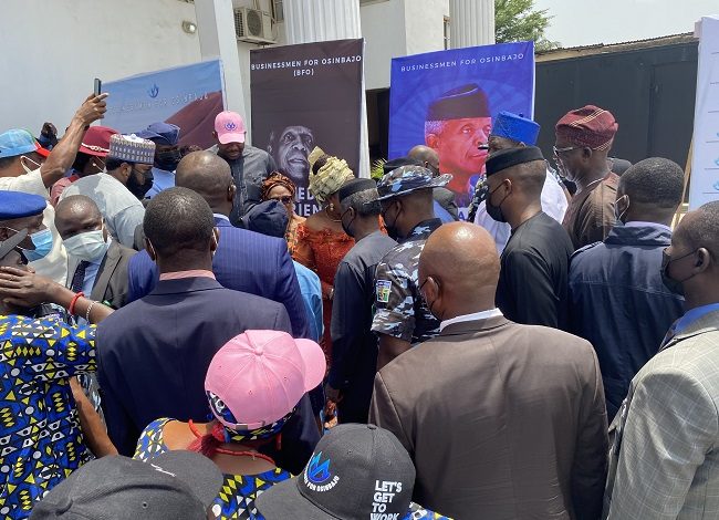 Osinbajo in Ibadan visits Olubadan