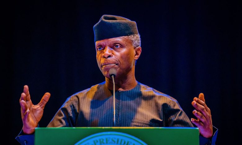 President Osinbajo, race