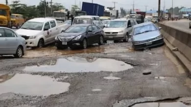 pot-holes