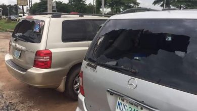 Vehicles destroyed at Edo Senatorial PDP Primaries