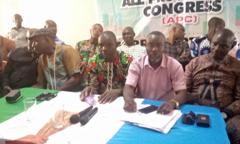 Joel-Onowakpo and party faithfuls