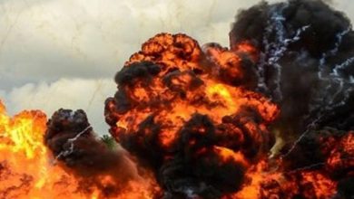 Explosive device blows up planters
