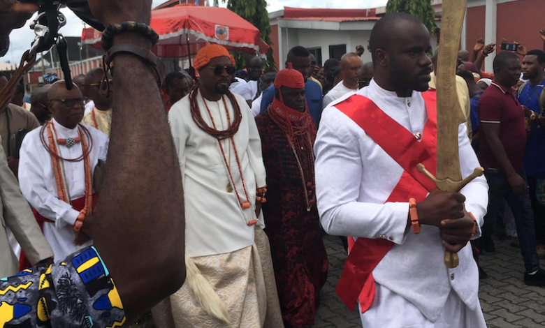 ceremony, Olu of Warri