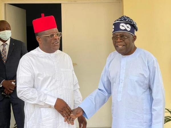 2023 Presidency: Ebonyi "Il vote massively for Tinubu, Gov. Umahi pledges