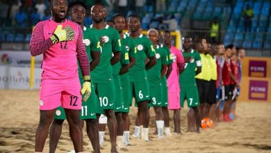 Nigeria beach soccer team for AFCON