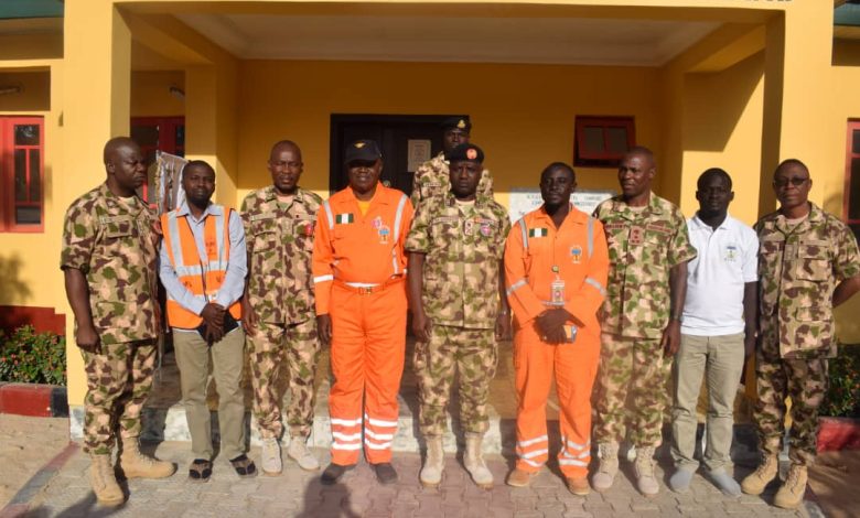 NEMA and Nigeria Army Officials