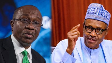 CBN governor and Buhari - FG indebtedness