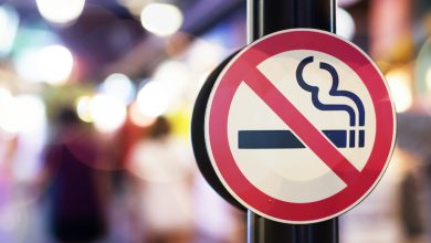 tobacco control sign