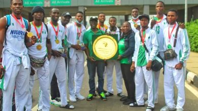 Nigeria U19 champions return in grand style