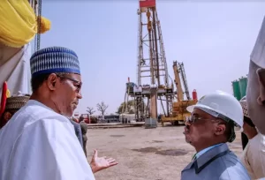 flag off first oil drill