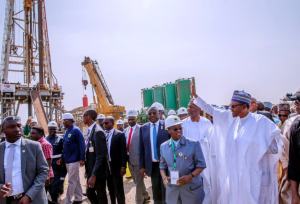 flag off first oil drill