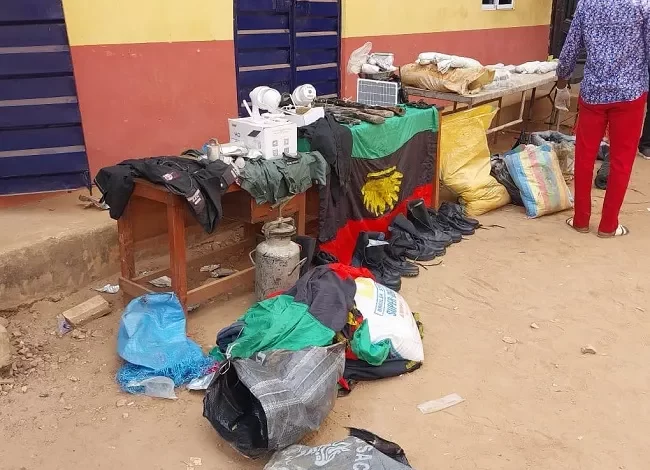 Police arrest IPOB/ESN commander, uncover massive bomb factory