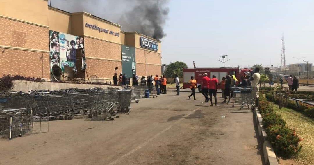 Breaking: Fire Razed Next Cash N Carry Mall in Abuja