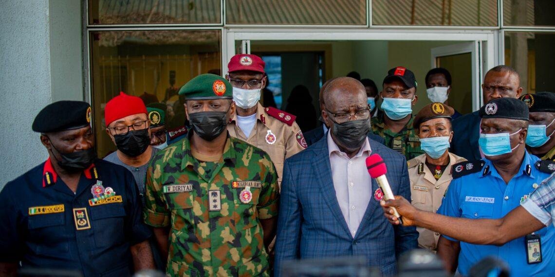Obaseki strengthens security architecture, donates 50 patrol vehicles, 60 motorcycles to operatives
