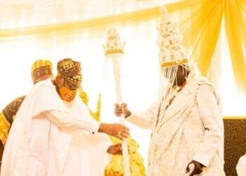 ALAYEDE OF AYEDE-OGBESE GETS STAFF OF OFFICE