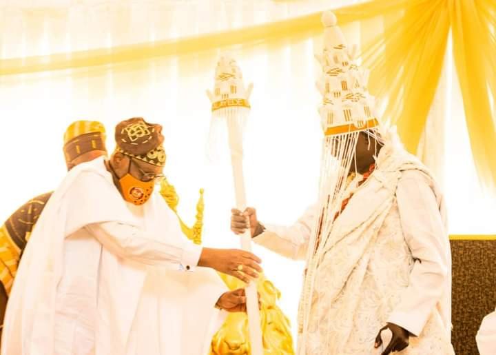 ALAYEDE OF AYEDE-OGBESE GETS STAFF OF OFFICE