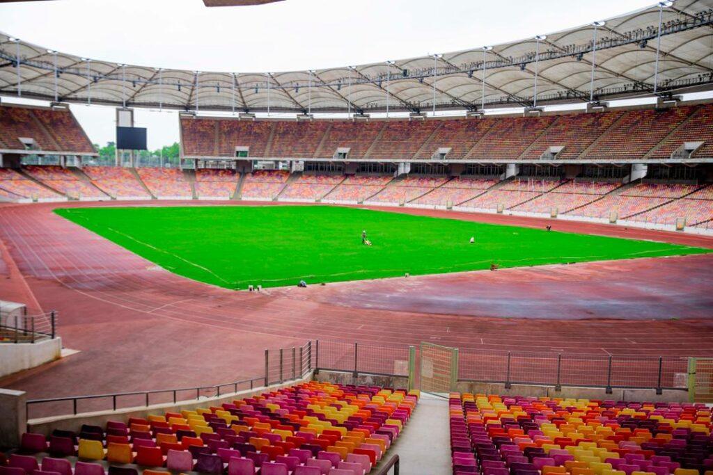After 10 years of redundancy and rot, the Moshood Abiola National Stadium may be witnessing sporting activities again if the current