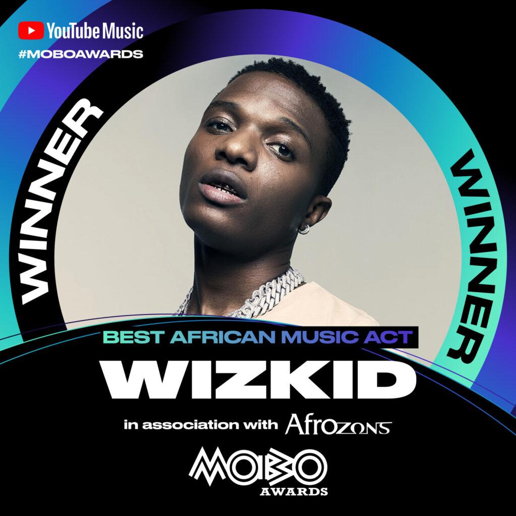 Wizkid Win Big at MOBOs Award