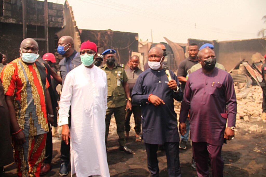 Tanker Explosion: Okowa Visits Scene, Calls for Assessment of Incident