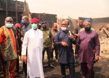 Tanker Explosion: Okowa Visits Scene, Calls for Assessment of Incident