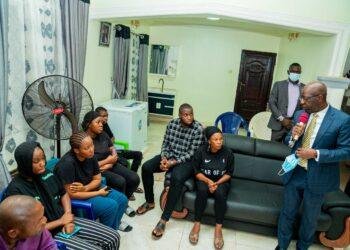 Obaseki Visits, Commiserates with Family of Late Edo NLC Chair
