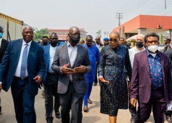 Obaseki Inspects Ongoing Reconstruction of Block B Secretariat Complex