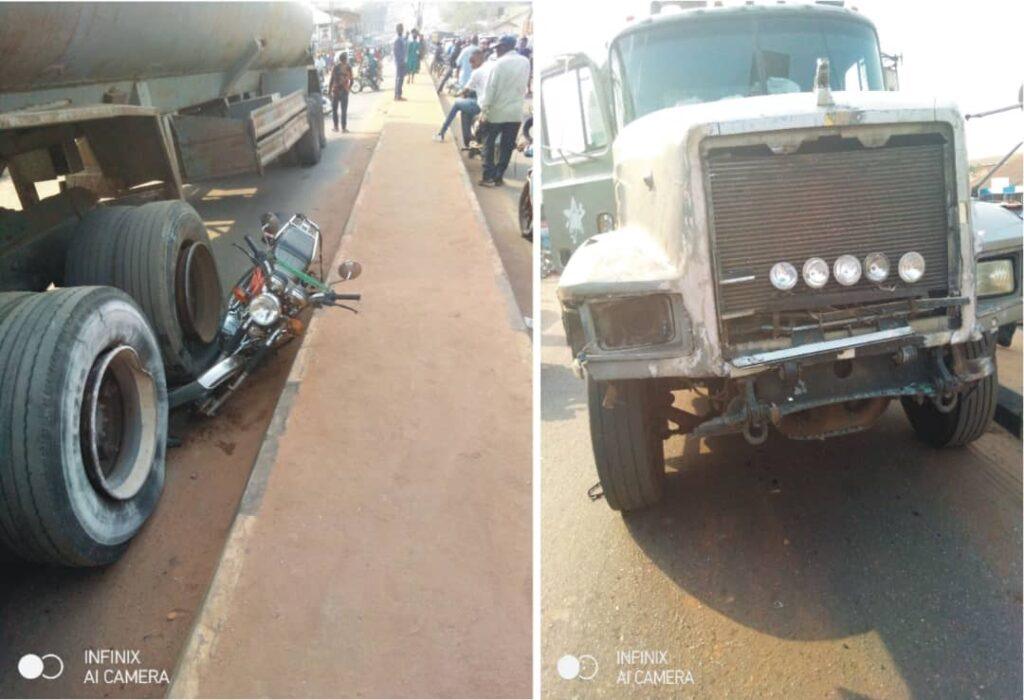 Tanker crushes mother, two children to death in Delta