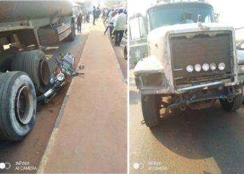 Tanker crushes mother, two children to death in Delta