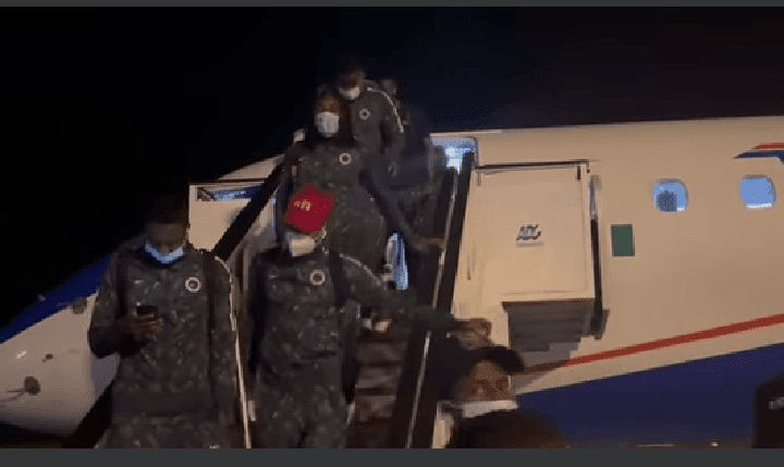 AFCON 2021: The Nigeria Super Eagles land in Garoua