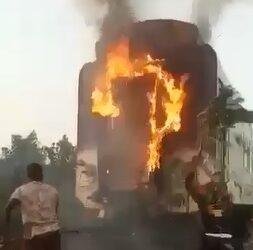 Fire Guts Newly Procured Warri-Itakpe Train