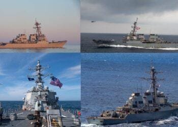 4 East Coast Destroyers Deploy to Europe Joining U.S. Naval Buildup