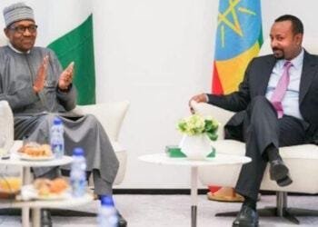 Buhari, Ethiopia Prime Minister Meet In Addis Ababa