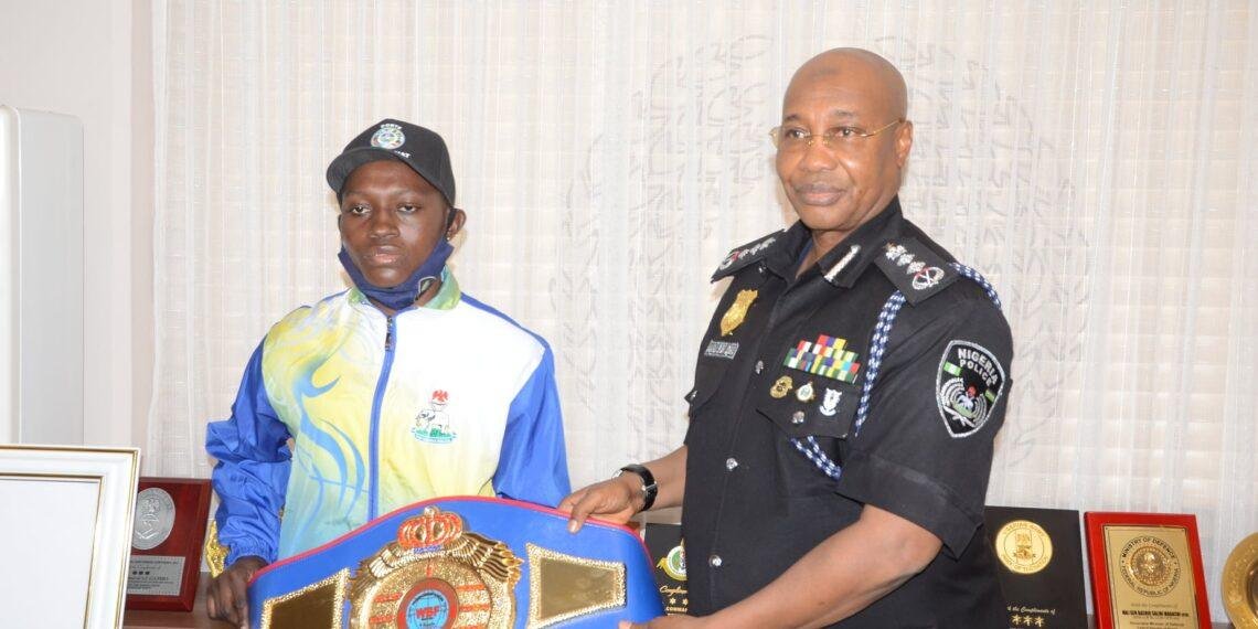 IGP Promotes Constable for Winning WBF Super Bantamweight Female Belt