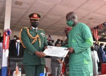 Liberian President Confers Award for Exemplary Service on Nigerian Soldiers