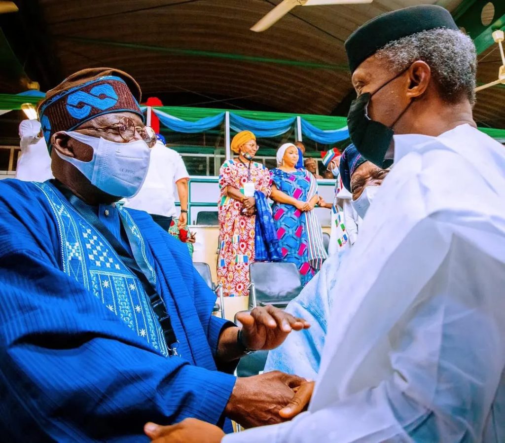Vice President Yemi Osinbajo, Tinubu