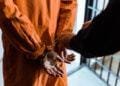 Suspect in handcuffs