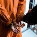 Suspect in handcuffs