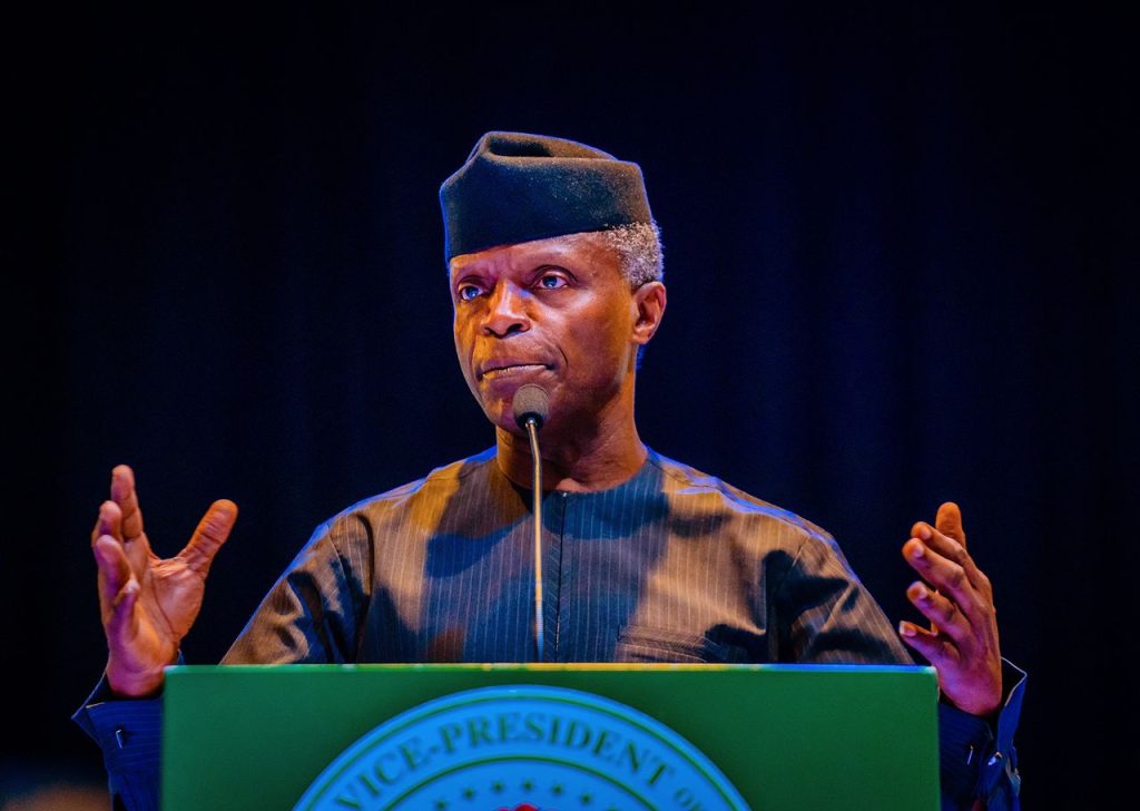 injustice, Osinbajo