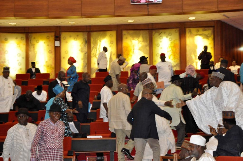 PDP Senators kick as Senator Danbaba defect to APC
