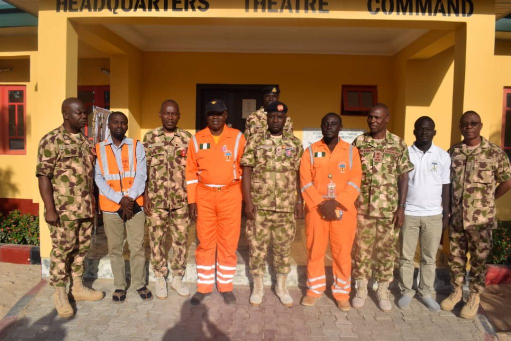NEMA and Nigeria Army Officials
