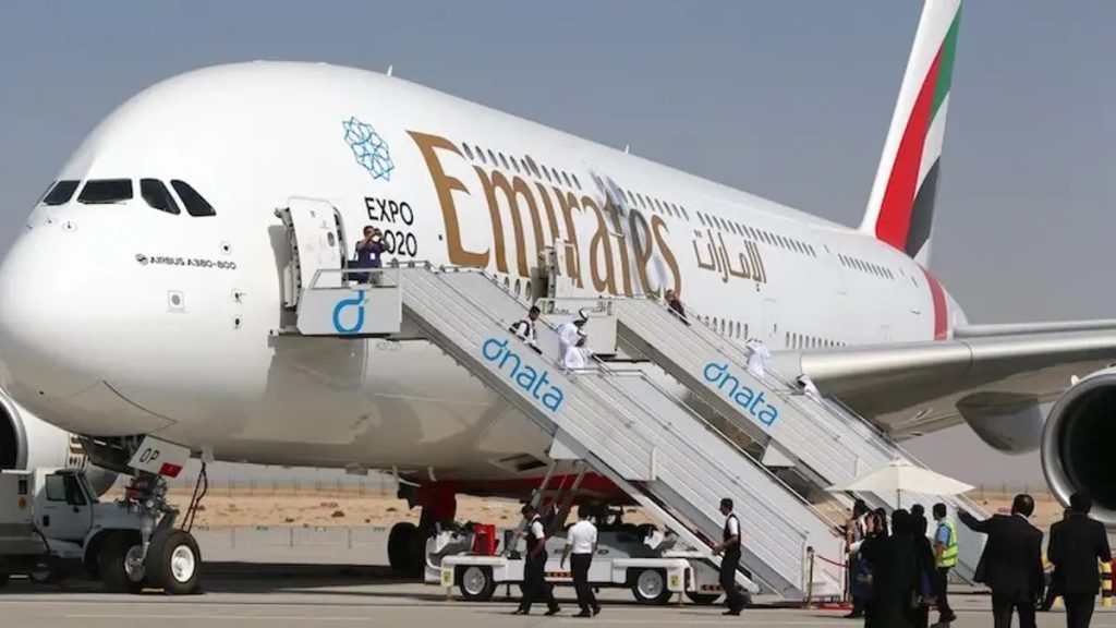Emirates flight