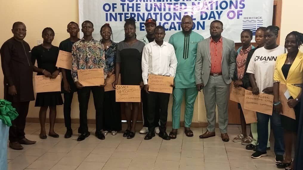 International Day Of Education: Heritage Energy, JV Partners award scholarships, reward first-class scholars