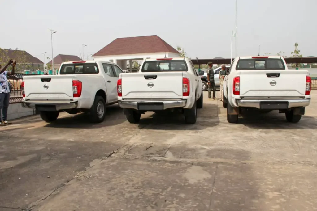 Gov Nwifuru donates operational vehicles to security agencies