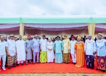 Tinubu, Oborevwori, Dafinone, Ogboru attend Kokori's funeral