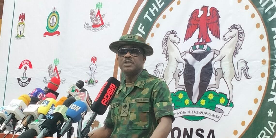 DHQ says 9303 terrorists killed in one year of Tinubu’s govt