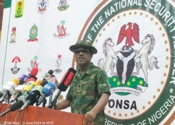 DHQ says 9303 terrorists killed in one year of Tinubu’s govt