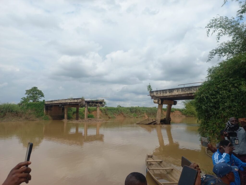 Ukawu community cries for help as Unity Bridge collapses, cutting off vital access